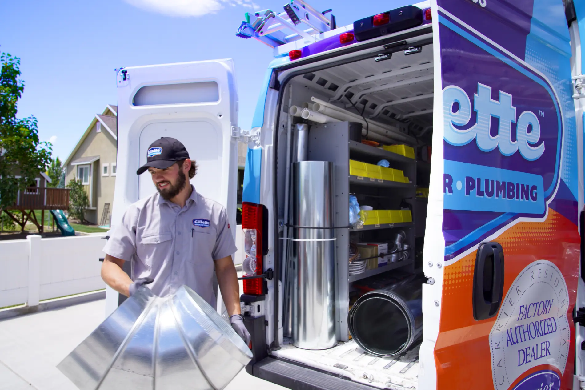 Gillette Jordan & Jesse in Van