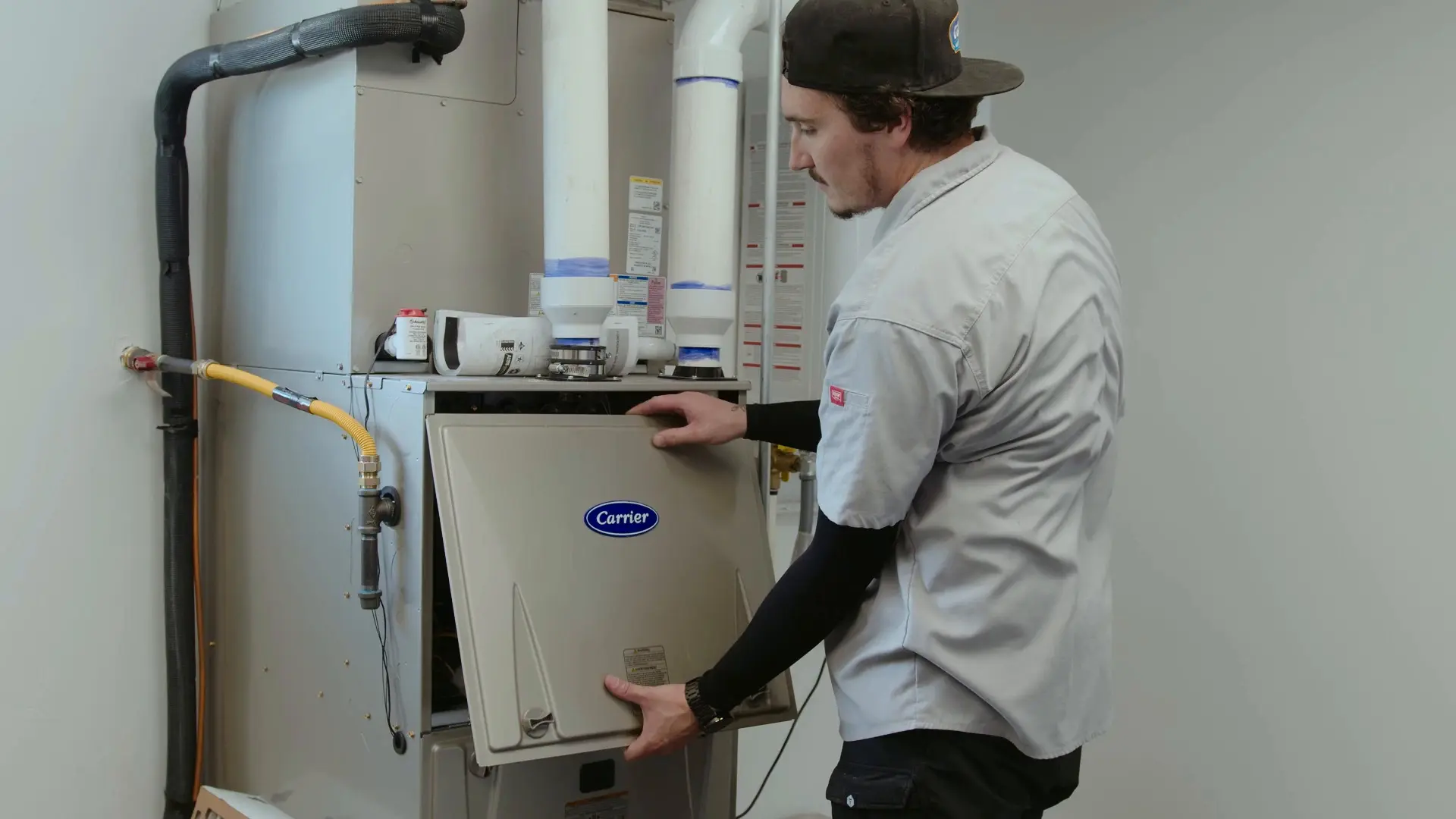 Gillette Tech Servicing Furnace