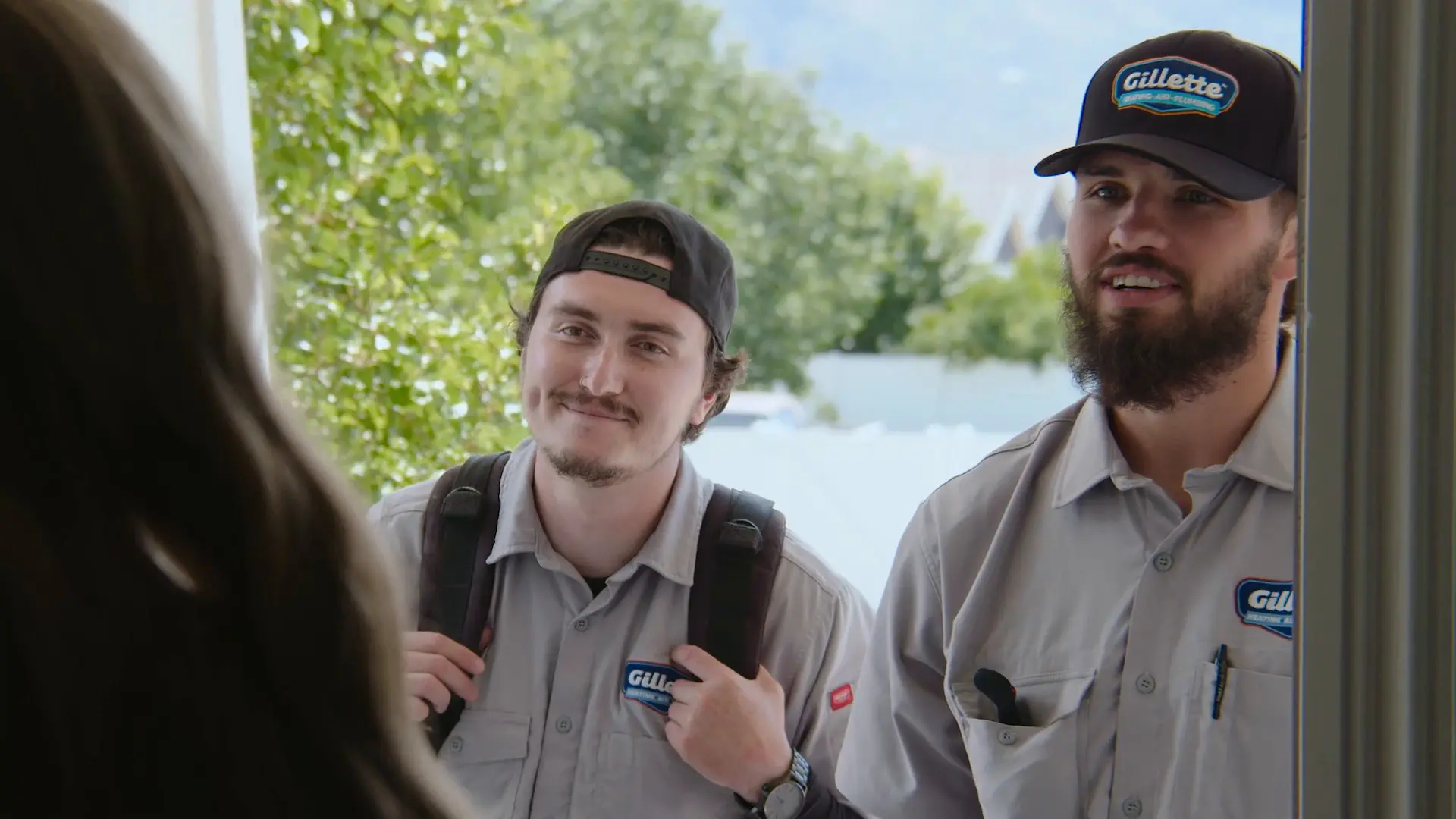 Gillette Techs at Door